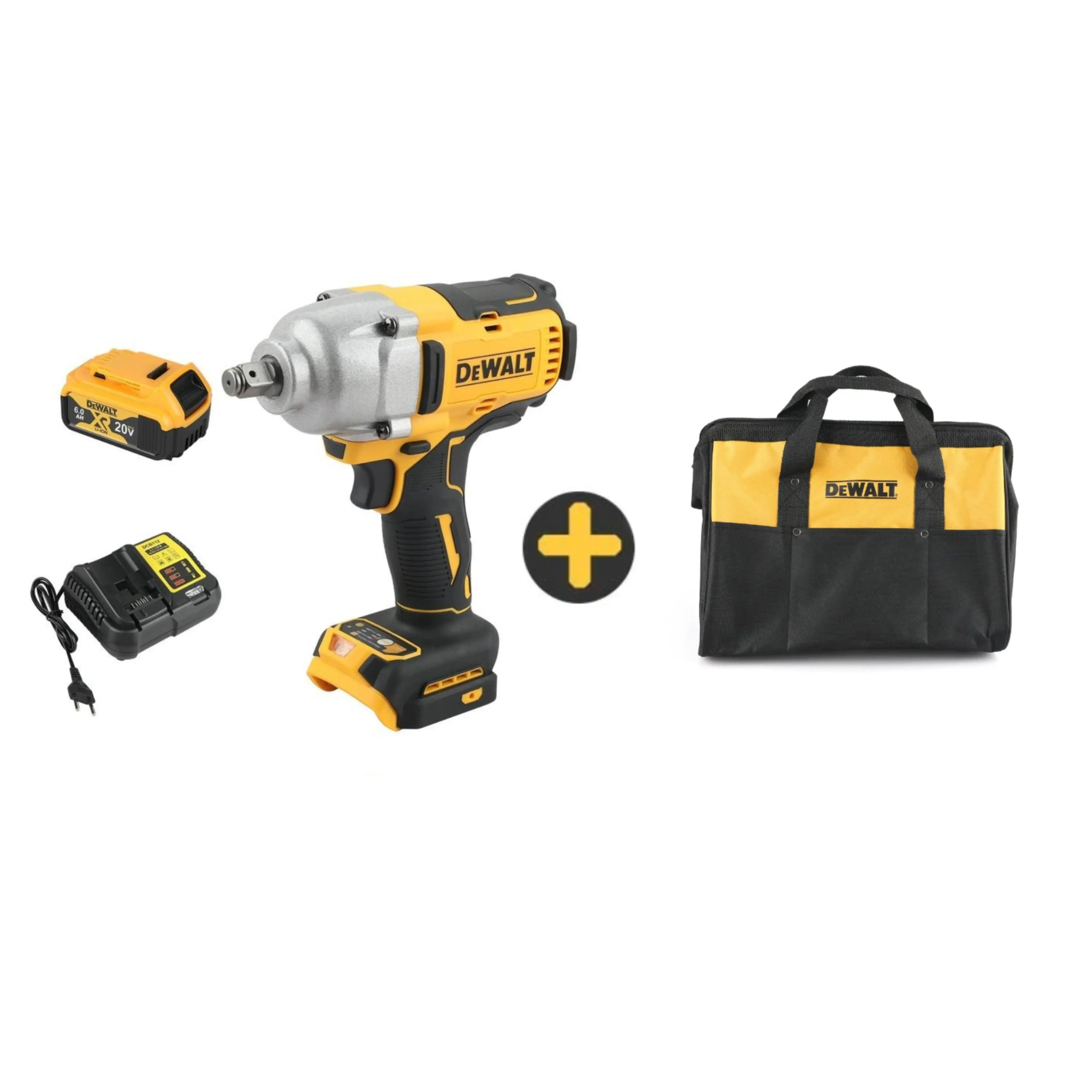 DEWALT DCF900 Impact Wrench 1/2" Inch High Torque With Hog Ring Anvil