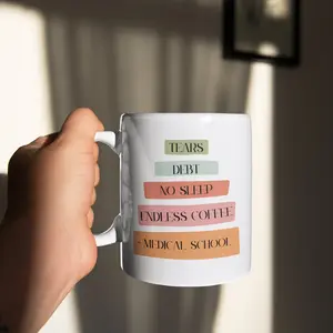 Medical School Reality Mug Gift For New Doctor - Funny Mug Gift - New Doctor Gift Medical Student Gift PHD Graduate Gift for Her #312