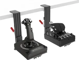 Desk Mount for Joystick and HOTAS - Compatible With  X52/X52 Pro/X56/X56 Rhino, Thrustmaster T. Flight/T.16000M FCS/TCA Officer Pack Airbus Edition, VKB - 2 Pack