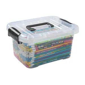 7 1/2" Bulk 240 Pc. Motivational Wood Pencil Assortment with Plastic Tub
