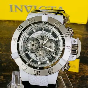 Brand New Invicta Men’s Watch - Sliver, Black, White - 100% Authentic Invicta