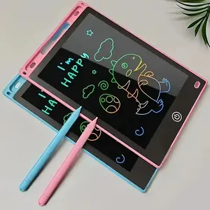 LCD Writing Tablet with Colorful Screen, Drawing & Stylus, Battery-Powered, Educational Board Game, Ideal Gift, Interactive Learning Tool