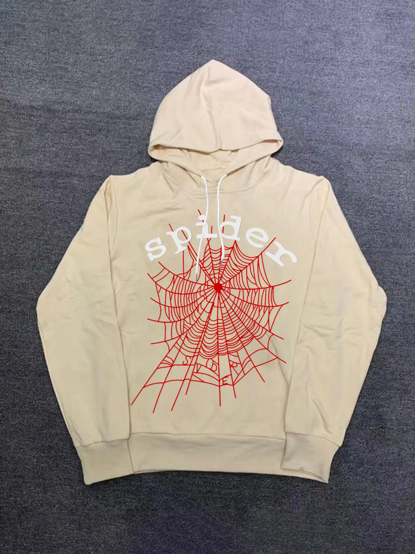 Y2K Style Spider Web Print Hoodie for Men & Women, Casual Graphic Sweatshirt, Spring & Fall Fashion, Fun Design, Streetwear Trend, Casual Comfy Pullover, Menswear, Tops, Long Sleeve