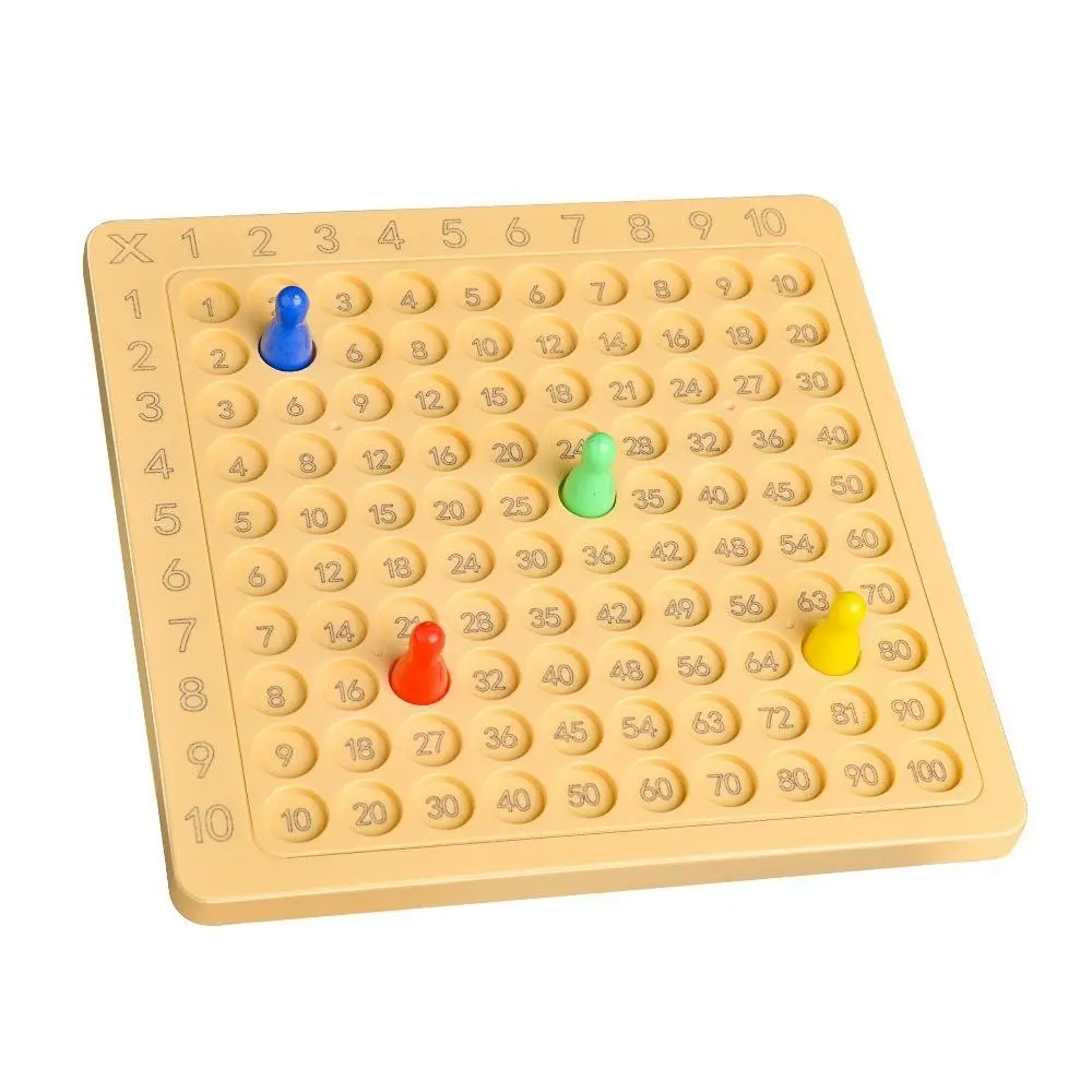 Educational Logic Games Set, Multiplication Board Game & Memory Matchstick Game, Fun Math Learning Kit for Family, Friends, Kids