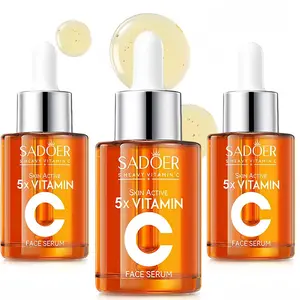 5x Vitamin C Face Serum, Korean 5-in-1 Toner Serum, Moisturizing & Nourishing 30ml Serum for Daily Skincare #SummerVibes summervibes☀️