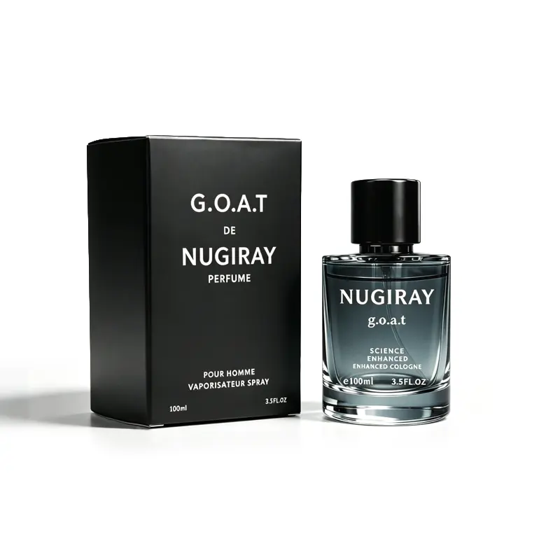 NUGIRAY G.O.A.T. Series Men's EDP Cologne, Aromatic Woody Alcohol-Base Fragrance with 3.5 fl oz Volume, Citrus & Cedar Notes for Masculine Long-Lasting Scent, Ideal for Daily Wear, Dates & Gifting