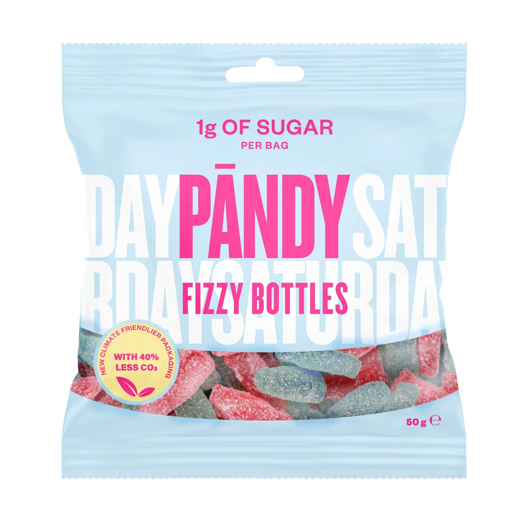 Pändy Fizzy Bottles - 1g of Sugar Per Bag Pändy Fizzy Bottles - 1g of Sugar Per Bag