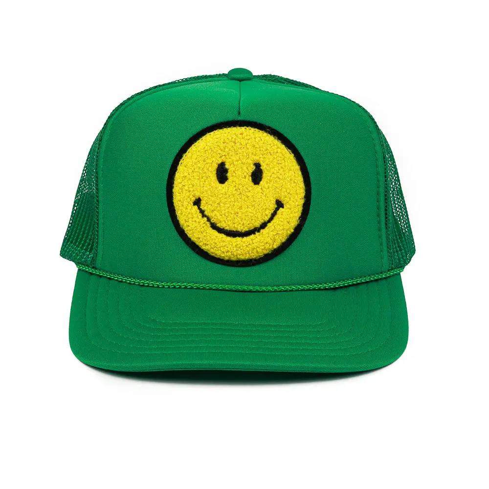 Local Beach Smiley Patch Trucker Hat