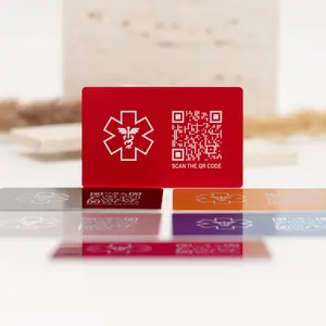 Medical ID Smart QR Code Card for Wallet