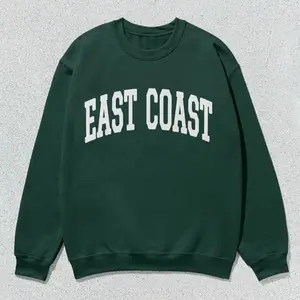 East Coast Collegiate Sweatshirt, Varsity Style Crewneck, Aesthetic Oversized Travel Sweater, Preppy East Coast Shirt, Unisex College Pullover
