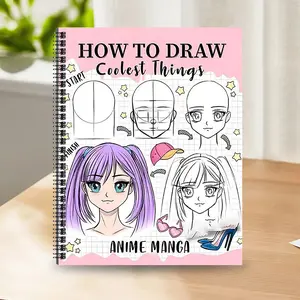How to Draw Cool Anime Manga Comics: Sketch Tutorial Guide, Release Your Imagination, Explore the Wonderful World of Anime Art, Art Sketchbook