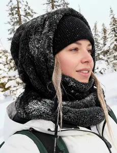 Soft & Thick Fleece Balaclava for Women Men Winter Hat Neck Windproof Fleece Ski Mask Warm Face Cover Scarf Ushanka Hat Cold Weather Outdoor Sport Winter Warm Hat Beanie Scarf Glove Protection Full Head winter coldproof windproof Protective Gear ski mask