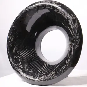 AMG Composites 8 inches to 4 inches Forged Carbon Fiber - Classic Black (Reconstruction Edition)
