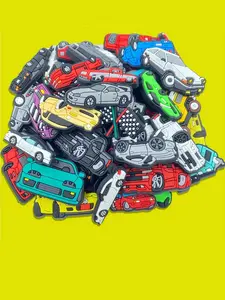 Random Style Car Design Shoe Charm, Cute Cartoon Car Shoe Decoration, Fashionable Shoes Decorations for Women & Men