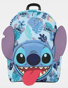 BIOWORLD Disney Stitch 3D Character Backpack, Blue Combo