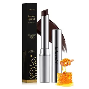 Honey Lipstick Tinted Lip Balm - Sheer Hydrating Lipstick for All Skin Tones - Moisturizing Lip Color, Nourishing Lip Balm with a Hint of Natural Black Cherry Tint lip plumper Gloss Lipgloss Cosmetic
