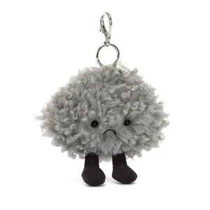 Amuseables Storm Cloud Bag Charm – Soft Cute Keychain Toy, Trendy Purse Accessory 2026
