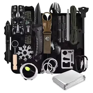 31-Piece Survival Gear Kit for Camping and Emergencies