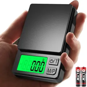 Small Pocket Scale, 300g/ 0.01g Digital Gram Weight Scale, Precision Lab Scales Digital Weight Grams and Oz, Jewelry Scale with Protective Cover, Backlit LCD, Great for Food, Kitchen, Coffee