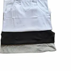 Set Tanktop - (pack 3)White, Black, and Gray Tank Tops for Everyday Wear