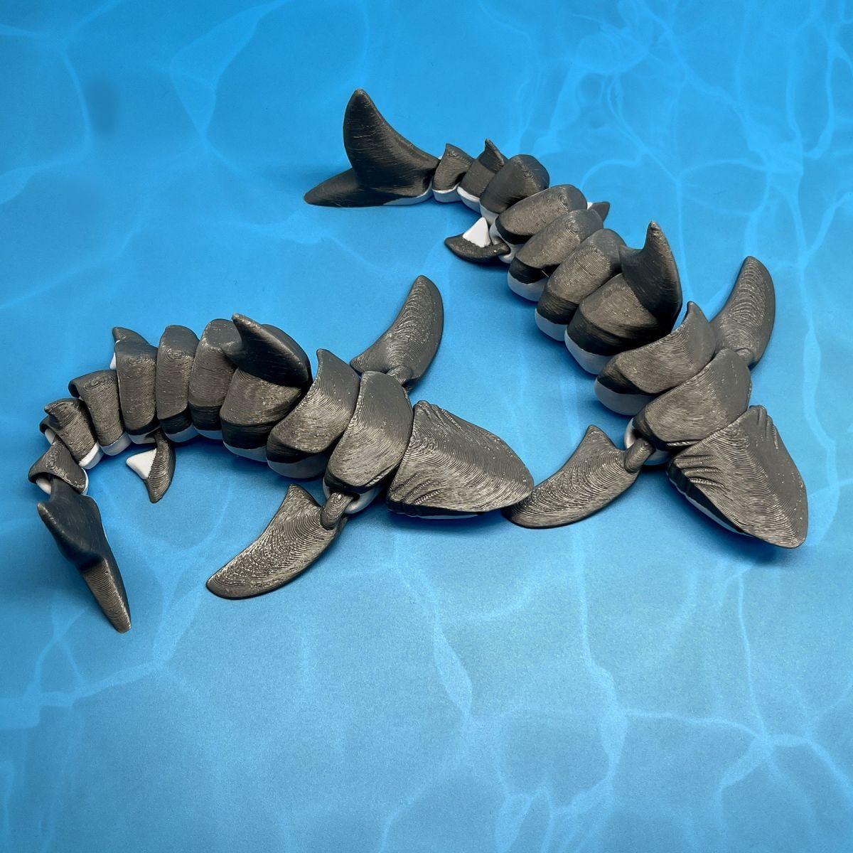 3D printed Articulated Whale Shark family Indoor Sports and Leisure Equipment