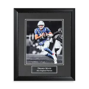 Drake Maye Unsigned Photo Framed to 11x14