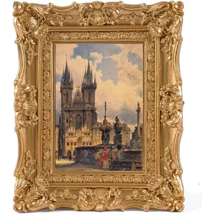 2.5x3.5  Picture Frame Small Antique Ornate  Photo Frame with Glass for Table Top and Wall Display  Home Decor Photo Gallery Art