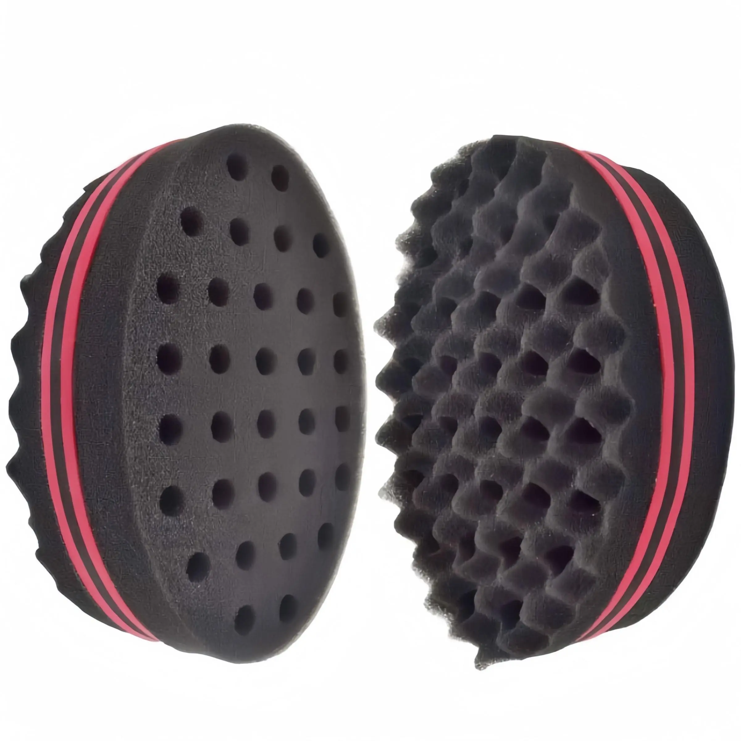 Double-sided Hair Sponge Brush, 1 Count Magic Hair Brush, Curling Brush, Hair Styling Tool for Twisting Curly Hair, Wavy Hair, Easily Create African Hairstyles
