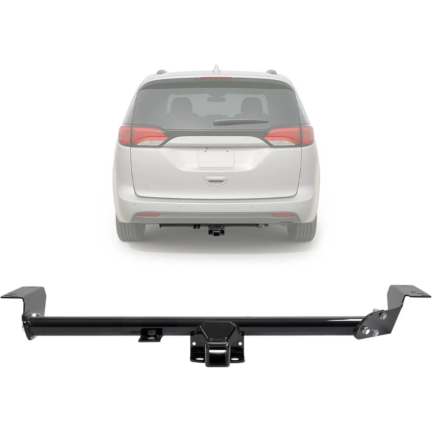 Class 3 Trailer Hitch, 2 Inch Receiver Compatible with 2022-2025 Chrysler Grand Caravan 2017-2025 Chrysler Pacifica 2020-2025 Voyager Trailer Hitch Receiver