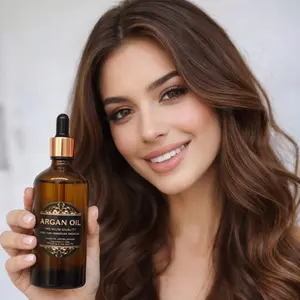 Pure & Organic cold-pressed argan oil for hair and skin