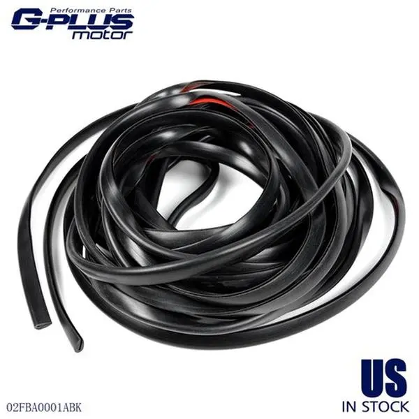 MOTOR GPLUS 30ft Car Truck Wheel Fender Flares Edge Trim Rubber Seal Gasket Welting