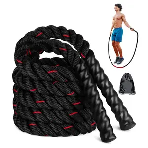 Weighted Jump Rope for Men and Women, Adult Heavy Skipping Rope, Jumprope for Fitness,Workout Equipment, Fitness Equipment for Home Gym Exercise,Improve Strength and Building Muscle