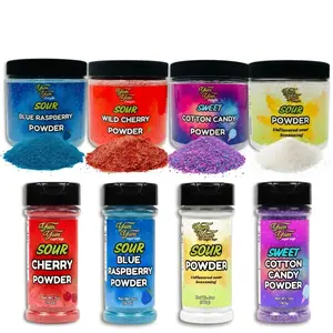 Candy Dipping Powder - Sour Blue Raspberry - Wild Cherry - Cotton Candy - Lick Dip Coating Powder Razz