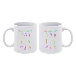 1pc God Says I Am Cartwheel Gymnastic Christian Girls Religious Mug