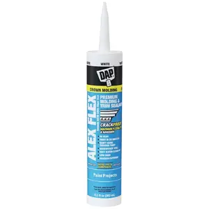 DAP  10.1 oz Alex Flex Premium Molding & Trim Sealant Caulk, White