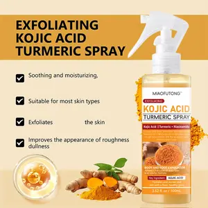 【Mother's Day gift】100ml Turmeric Body Exfoliating Spray  Gentle Body Peel Mist to Help Remove Dead Skin and Improve Rough Texture, Suitable for All Skin Types