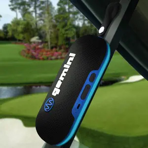 Gemini Sound BeatGrip Magnetic Bluetooth Speaker - Portable, Weather-Resistant, with LED Party Light, 12-Hour Battery Life, and Bluetooth Connectivity Audio Metal Smartphone