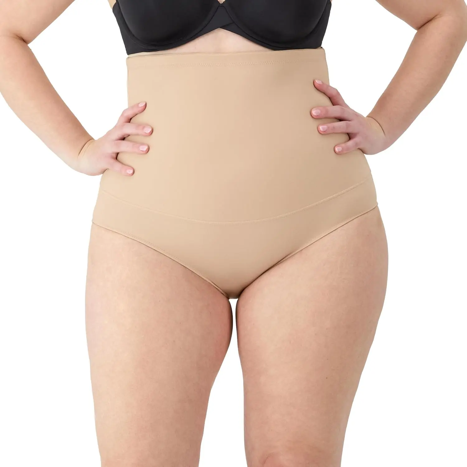 Maidenform Women's Firm Control High-Waist Mesh Breathable Hip Shapewear Panties FL1854