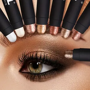 8 Pieces Of Eye Shadow Stick Set Waterproof Eye Shadow Stick, Pearly Matte Treatment, Create Natural And Lasting Eye Makeup, Long-lasting Shining Eye Shadow Stick, Easily Create Daily Makeup Eyeshadow Cosmetic