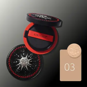 Long-lasting Cushion Foundations, 1 Box Lightweight Flawless Matte Concealer Cushion Foundation, Glam Full Coverage Foundation Makeup, Makeup Product, Cosmetic Product, Christmas Gift Ideas, Girlcult, Gifts