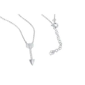 Sterling Silver Arrow Charm Necklace