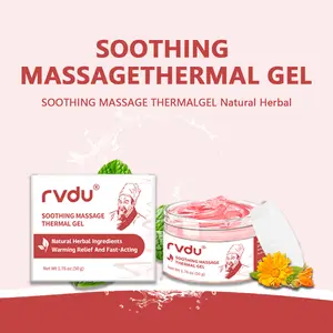 Natural Herbal Heating Massage Gel - Soothes Joints Back Neck & Body - Ideal for Sports Soreness Post Injury Recovery & Arthritis Pain Relief - Upgraded & More Effective