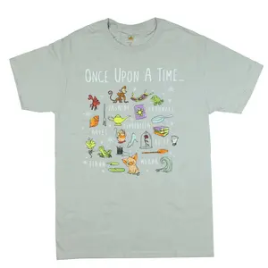 Disney Princess T-Shirt Women's Once Upon A Time Short Sleeve Adult Tee