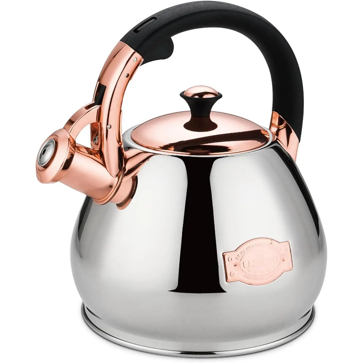 Kettle Stovetop Whistling Kettle Teapot, 3Quart  Pot Stainless Steel Teakettle for Stove Top with Heat Proof  Handle