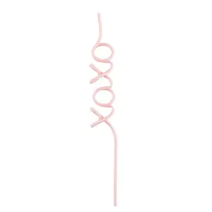 Word Straws - xoxo