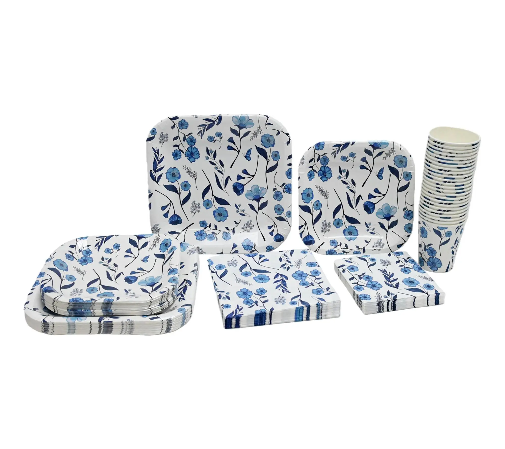 Temp-tations 120-Piece Disposable Paper Party Set Temp-tations 120-Piece Disposable Paper Party Set