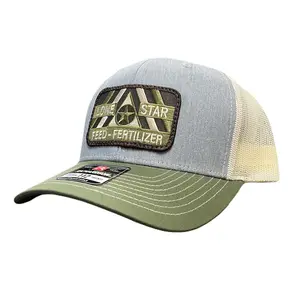 Heather Grey/Birch/Army Olive 112 with Camo Patch