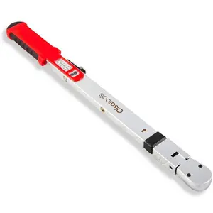 Olsa Tools Split Beam Torque Wrench with 15° Flex Head (1/2" Drive, 50-250 ft-lb or 3/8" Drive, 20-100 ft-lb), Hard Plastic Case, Professional-Grade Torque Wrench