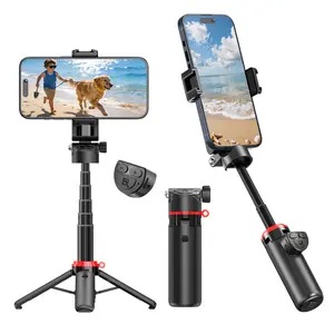 ‌2026 Mini Selfie Stick with Focus: Extendable with ultra-stable quad-leg base, 360° rotation & wireless Bluetooth remote. Perfect for selfies, videos & live streaming. Fits most phones. Lightweight & travel-ready.