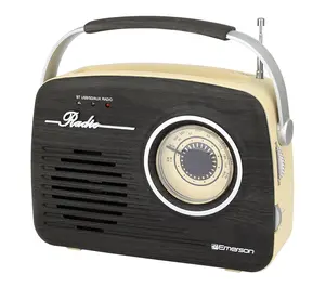 Portable Bluetooth Retro Radio with AM/FM Tuner, USB/AUX Input